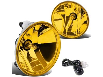 Factory Style Fog Lights with Switch; Amber (07-14 Mustang GT500)