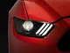 Factory Style Headlights; Matte Black Housing; Clear Lens (15-17 Mustang; 18-22 Mustang GT350, GT500)