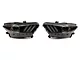 Factory Style Headlights; Matte Black Housing; Smoked Lens (15-17 Mustang; 18-22 Mustang GT350, GT500)