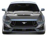 Factory Style Hood without Vent Insert; Carbon Fiber (24-25 Mustang GT, Dark Horse)