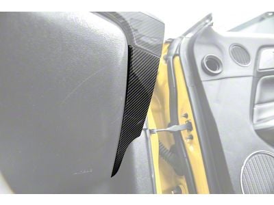 Factory Style Lower Dashboard Trim Covers; Carbon Fiber (15-23 Mustang)