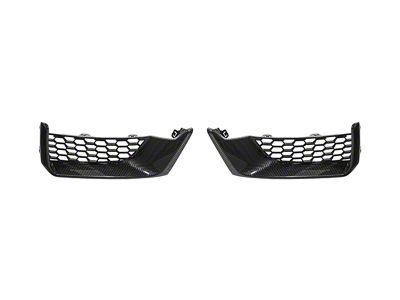 Factory Style Lower Grille Insert; Carbon Fiber (24-25 Mustang Dark Horse)