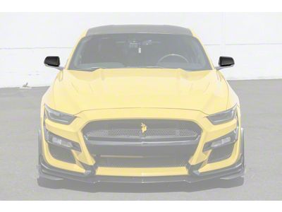 Factory Style Mirror Covers; Carbon Fiber (15-26 Mustang w/ Turn Signal Lights)
