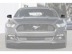 Factory Style Mirror Covers; Carbon Fiber (15-23 Mustang w/o Turn Signal Lights)