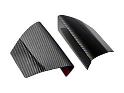 Factory Style Upper Grille Inserts; Carbon Fiber (15-20 Mustang GT350)