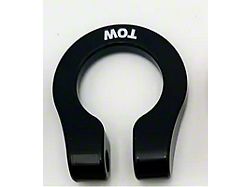 Feather Lite Stealth Tow Hook with Black D-Ring; Front (24-25 Mustang GT w/ Performance Pack, Dark Horse)