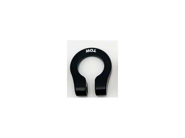 Feather Lite Stealth Tow Hook with Black D-Ring; Front (2024 Mustang GT w/ Performance Pack, Dark Horse)