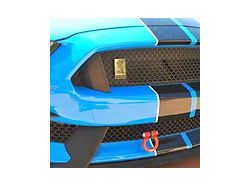 Feather Lite Stealth Tow Hook with Red D-Ring; Front (18-23 Mustang GT)