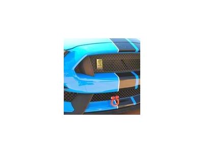 Feather Lite Stealth Tow Hook with Red D-Ring; Front (18-23 Mustang GT)