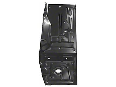 Replacement Floor Pan Half Patch Panel; Front Passenger Side (79-93 Mustang)