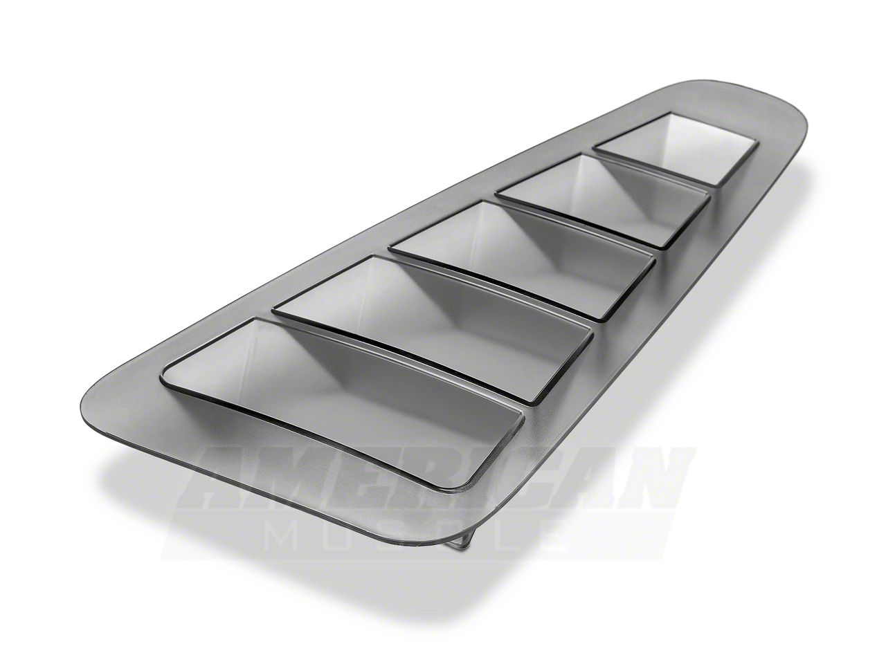 SHR Mustang FlushMount Quarter Window Louvers; Unpainted S297300 (10