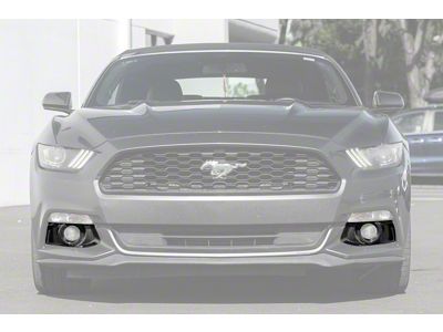 Fog Light Bezels; Carbon Fiber (15-17 Mustang GT, EcoBoost)
