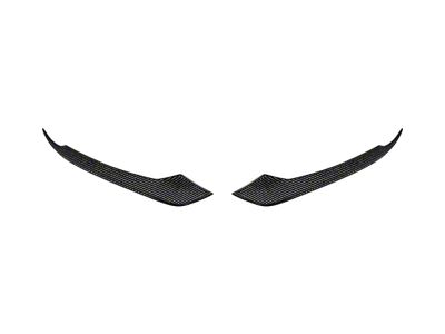 Fog Light Eyebrow Trims; Carbon Fiber (15-17 Mustang GT, EcoBoost)