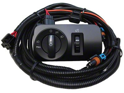 Fog Light Wiring and Switch Kit; H11 Connector (05-09 Mustang V6)