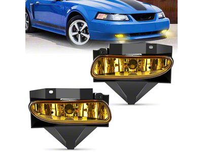 Fog Lights; Amber (99-04 Mustang, Excluding Cobra)