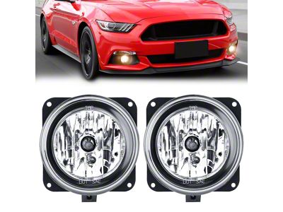 Fog Lights; Clear (03-04 Mustang Cobra)
