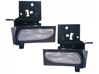 Fog Lights; Clear (96-98 Mustang GT)
