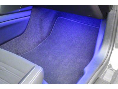 Footwell Lighting Kit; Blue (05-14 Mustang)