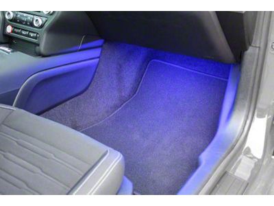 Footwell Lighting Kit; Blue (15-23 Mustang)