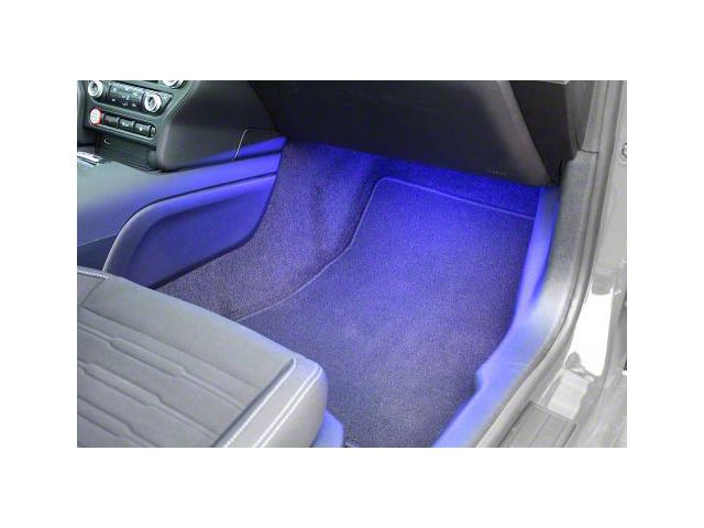 Footwell Lighting Kit; Blue (15-23 Mustang)