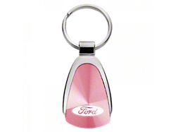 Ford Teardrop Key Fob; Pink