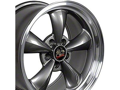 FR01 Gunmetal Wheel; 18x9; 24mm Offset (99-04 Mustang)