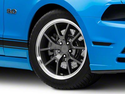 FR500 Style Anthracite Wheel; 18x9 (10-14 Mustang, Excluding 13-14 GT500)