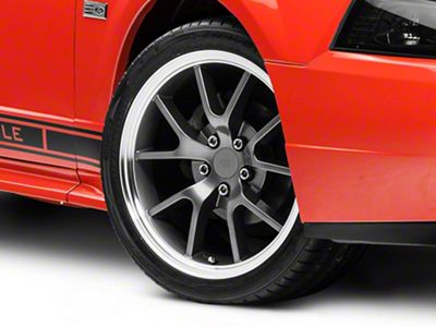 FR500 Style Anthracite Wheel; 18x9 (99-04 Mustang)