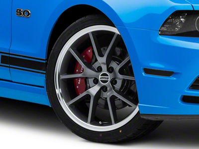 FR500 Style Anthracite Wheel; 20x8.5; 30mm Offset (10-14 Mustang)