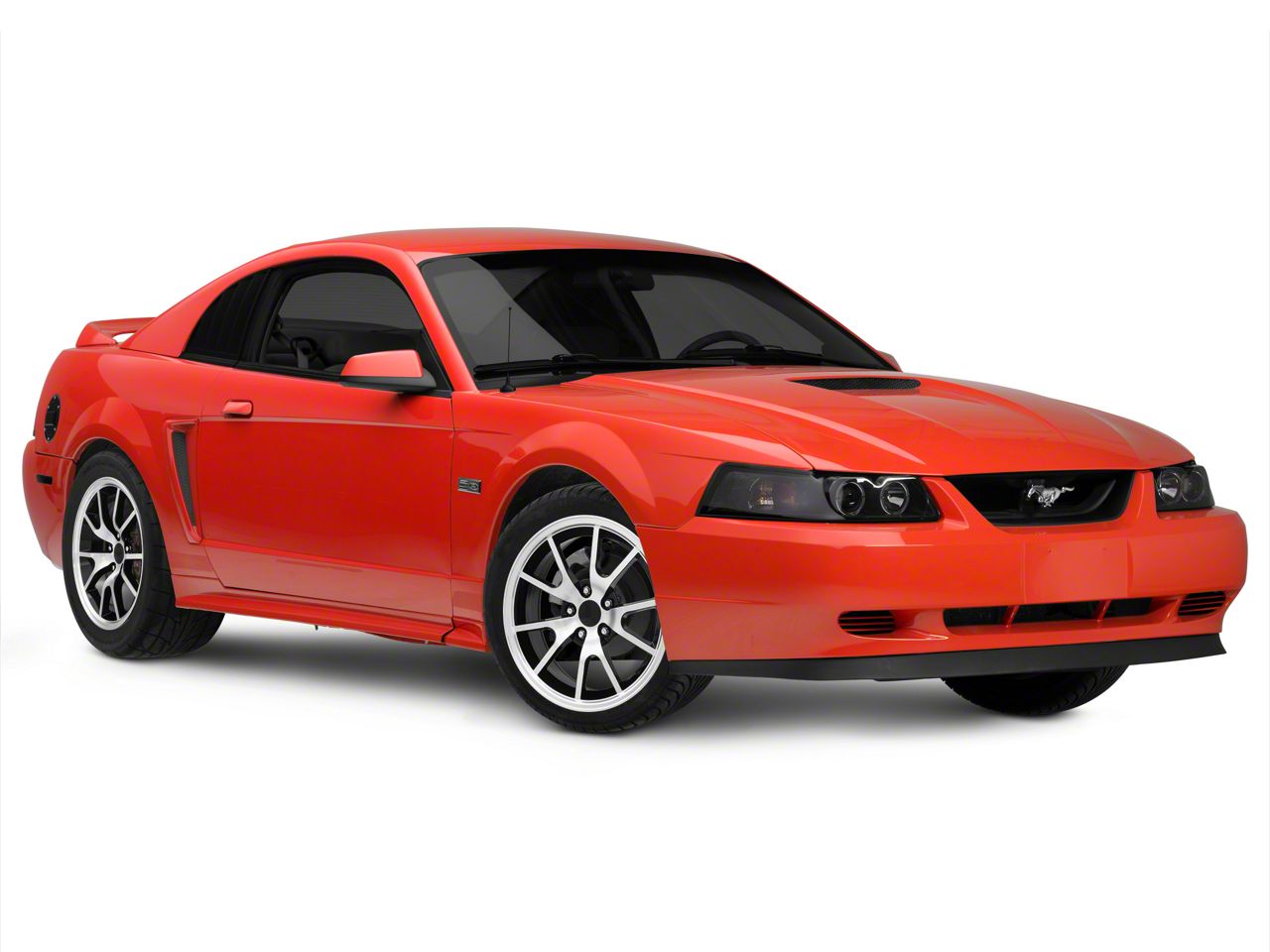 本格派ま！ FR500 Mustang Style 30mm 18x9; Wheel; Machined Black Gloss パーツ