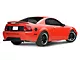 FR500 Style Gloss Black with Polished Lip Wheel; 17x9 (99-04 Mustang)