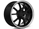 FR500 Style Gloss Black with Polished Lip Wheel; 17x9 (99-04 Mustang)