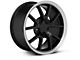 FR500 Style Gloss Black with Machined Lip Wheel; 18x9 (10-14 Mustang, Excluding 13-14 GT500)