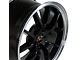Copperhead FR500 Style Gloss Black Machined Wheel; 18x9 (99-04 Mustang)