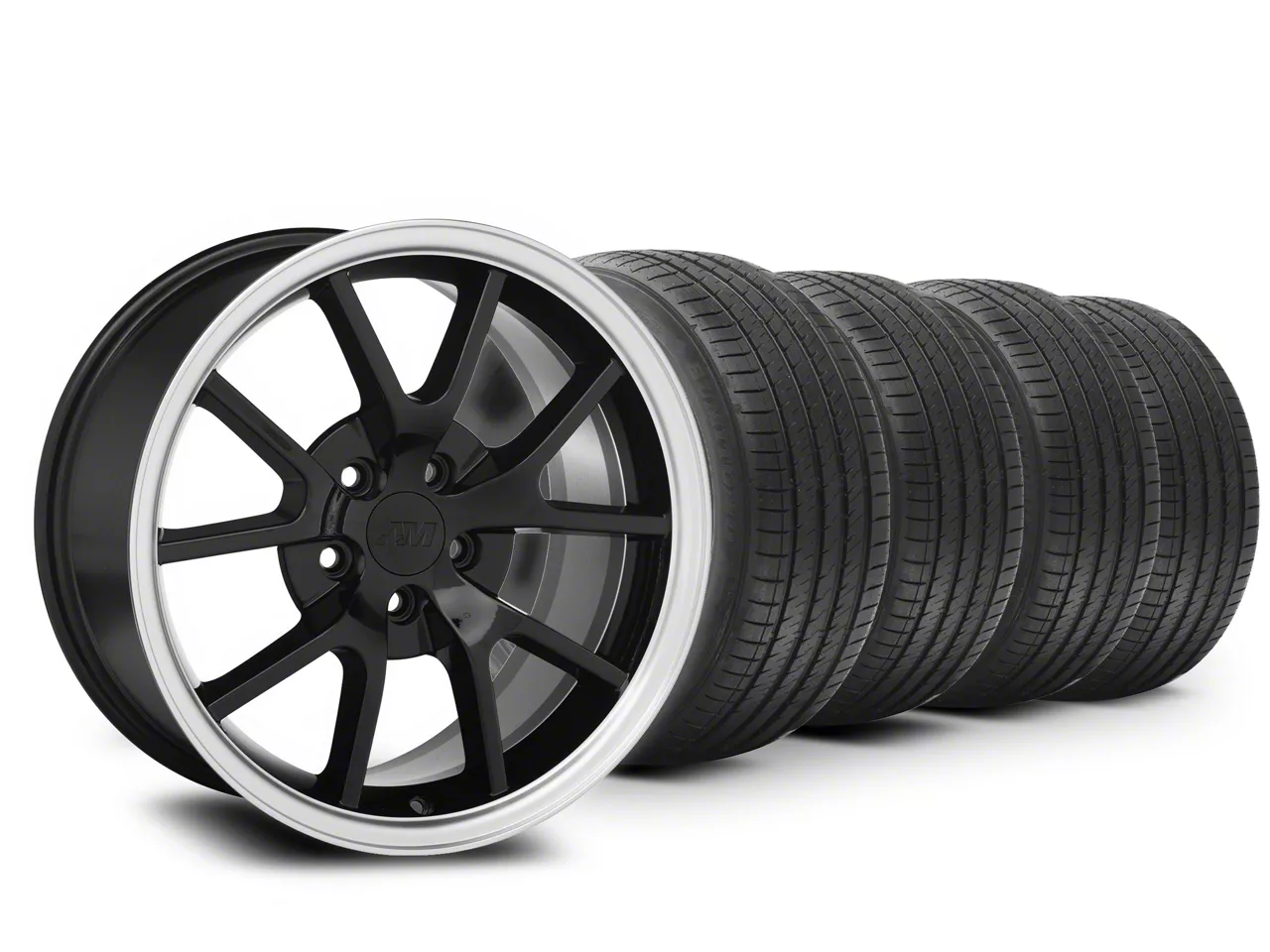 Copperhead Mustang Bullitt Style Gloss Black Machined Wheel