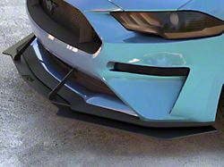 Front Air Splitter; Textured Black (18-23 Mustang GT w/o Performance Pack 2, EcoBoost)