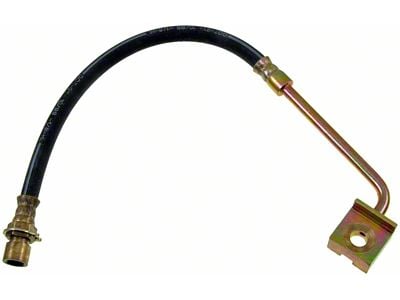 Front Brake Hydraulic Hose; Driver Side (1984 Mustang SVO)