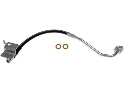 Front Brake Hydraulic Hose; Passenger Side (16-18 Mustang GT350)