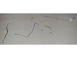 Front Brake Line Set; Stainless Steel (1982 Mustang GT w Front Disc Brakes)