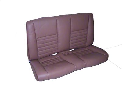Front Bucket and Rear Bench Seat Upholstery Kit; Black Leather (99-04 Mustang GT Convertible)