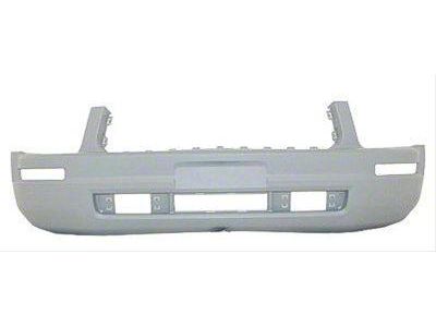 Replacement Front Bumper Cover; Unpainted (05-09 Mustang V6)