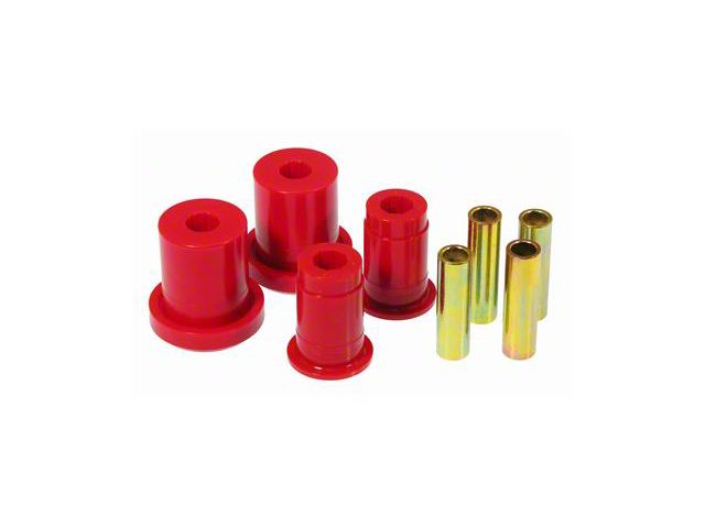 Front Control Arm Bushing Kit; Red (96-04 Mustang w/ Hydro Lower Bushing Kit)