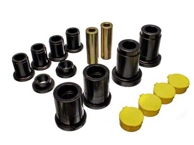 Front Control Arm Bushings; Black (03-04 Mustang Mach 1)