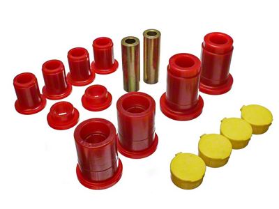 Front Control Arm Bushings; Red (03-04 Mustang Mach 1)