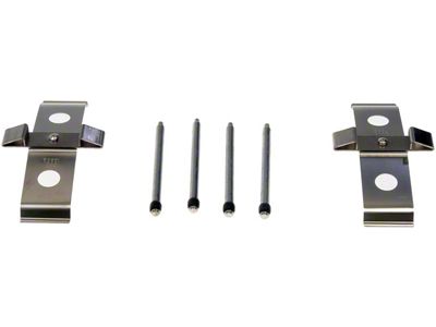 Front Disc Brake Hardware Kit (11-14 Mustang GT w/ Performance Pack; 12-13 Mustang BOSS 302; 07-14 Mustang GT500)