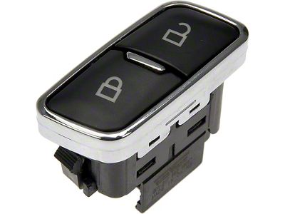 Front Door Lock Switch; Driver Side (15-23 Mustang)