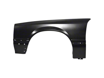 Front Fender with Moulding Holes; Driver Side (91-93 Mustang)