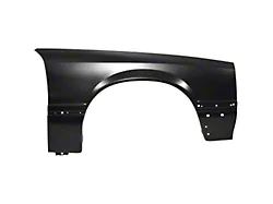 Front Fender with Moulding Holes; Passenger Side (91-93 Mustang)