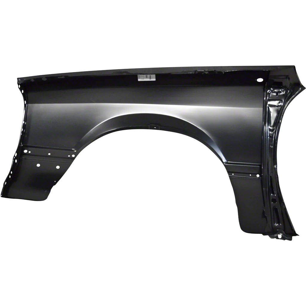 Mustang Front Fender with Moulding Holes; Passenger Side (91-93