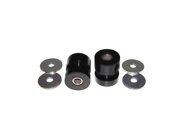 Front IRS Differential Bushing Kit; Black (99-04 Mustang)